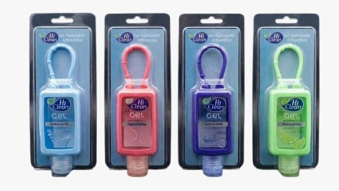 Hi Clean 70ml com holder de silicone em quatro cores
